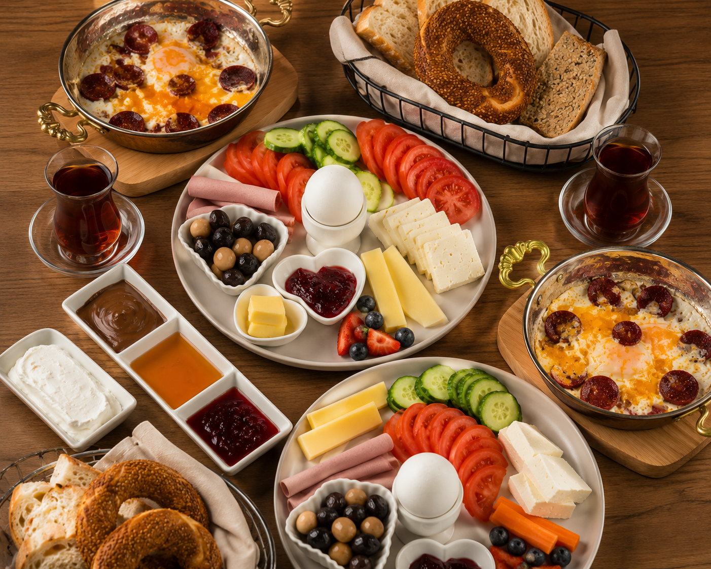 Türkisches Frühstückspaket für Business-Meetings